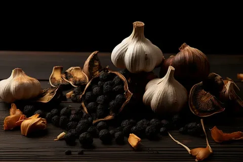 تصویر 1 از سیر سیاه کرمان کبابی با طعم کاراملی ویژه